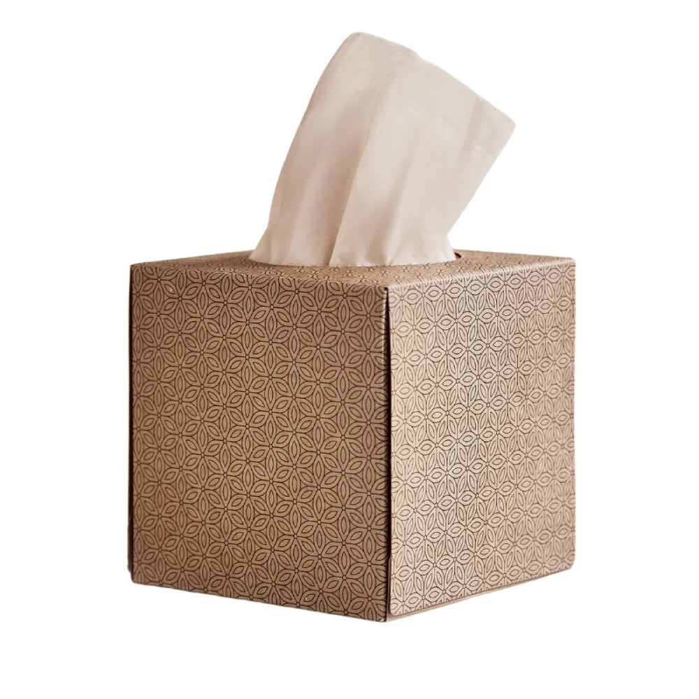 unwhitened bamboo facial tissues