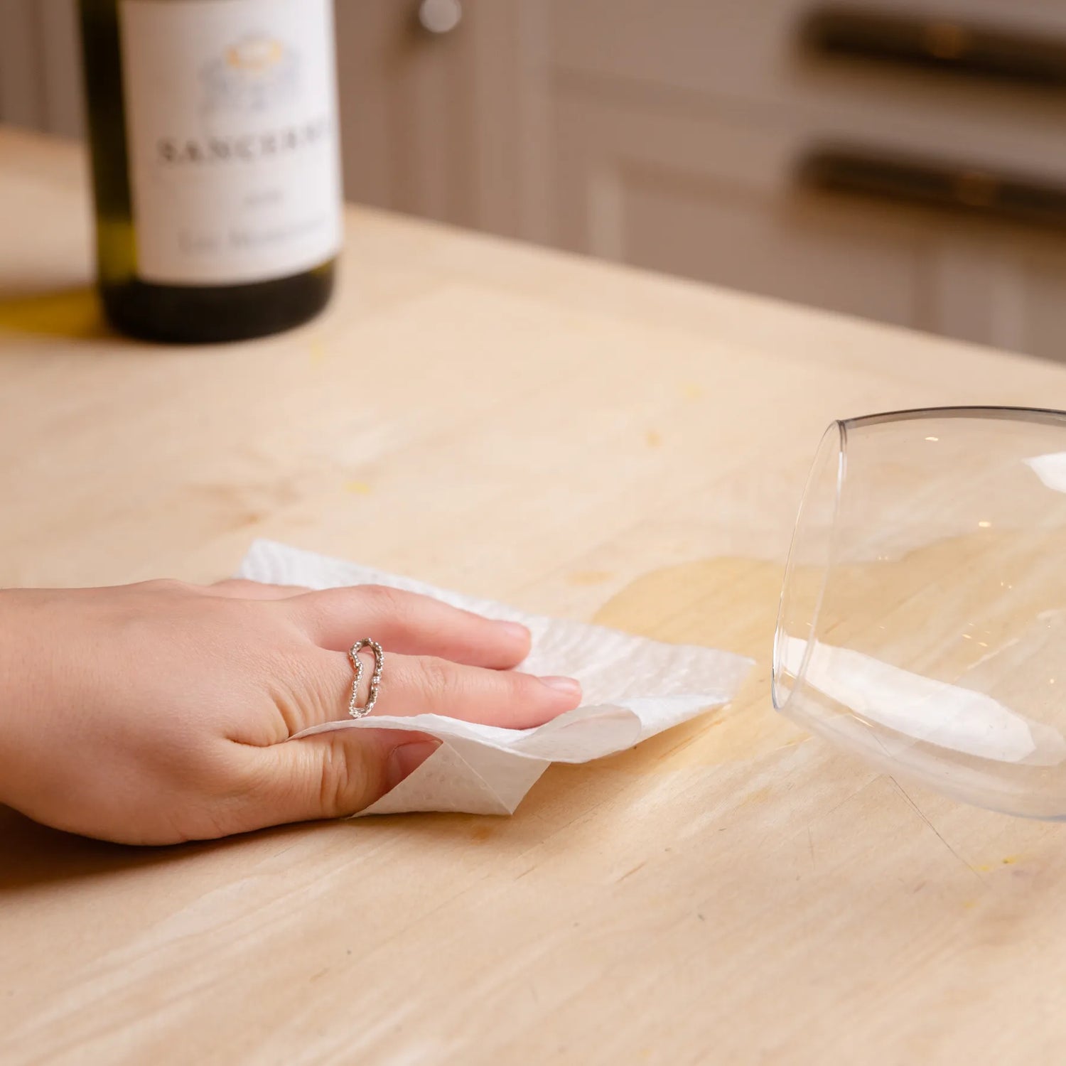 wrapped bamboo kitchen towels