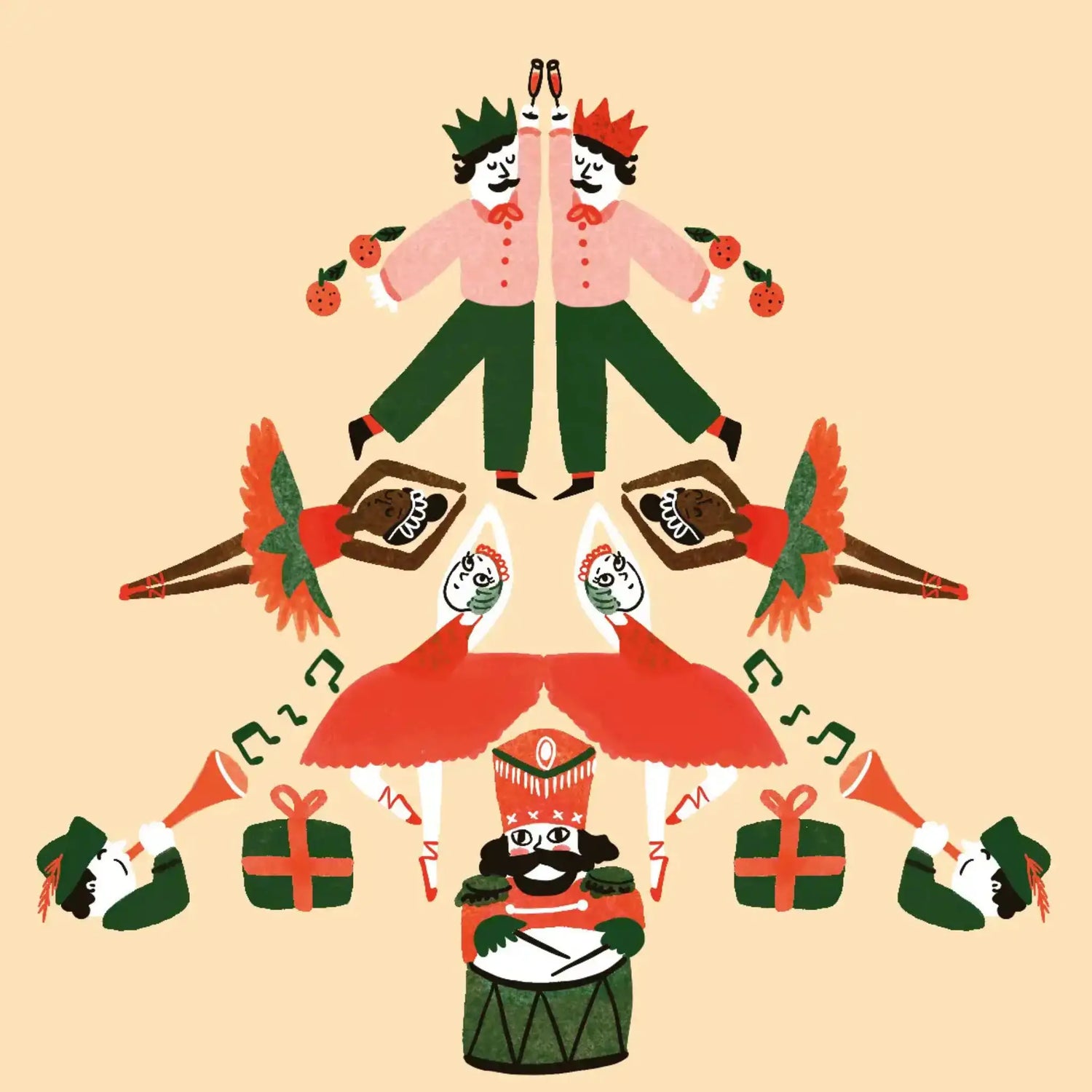 12 days of Christmas wrapped bamboo toilet paper