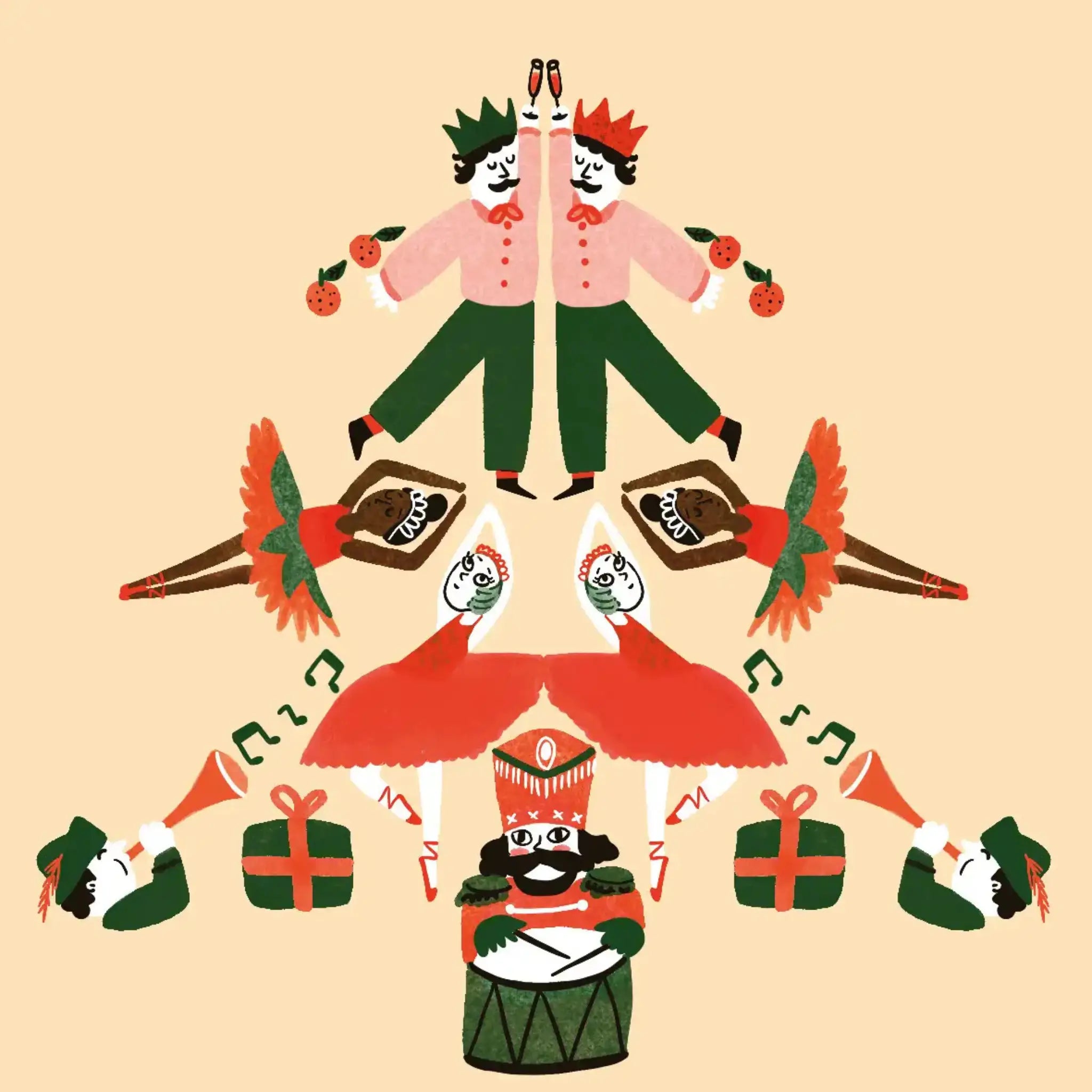 12 days of Christmas wrapped bamboo toilet paper