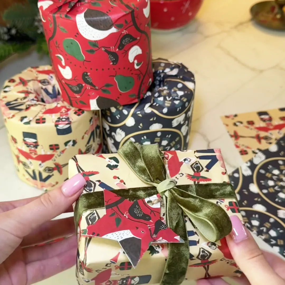 12 days of Christmas wrapped bamboo toilet paper