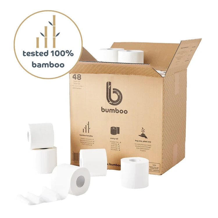 bamboo toilet paper - 48 extra long rolls