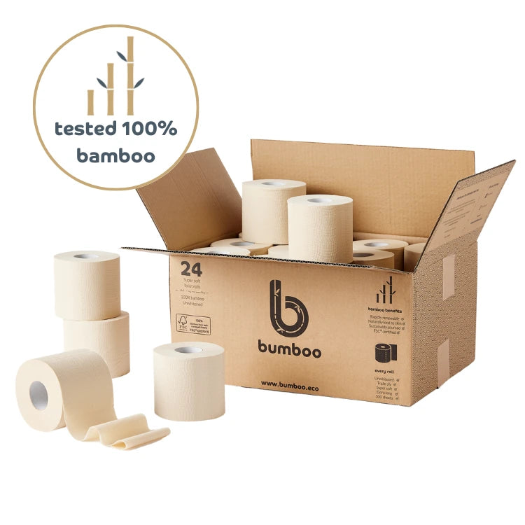 10% off your first Unbleached Bamboo Toilet Paper Order