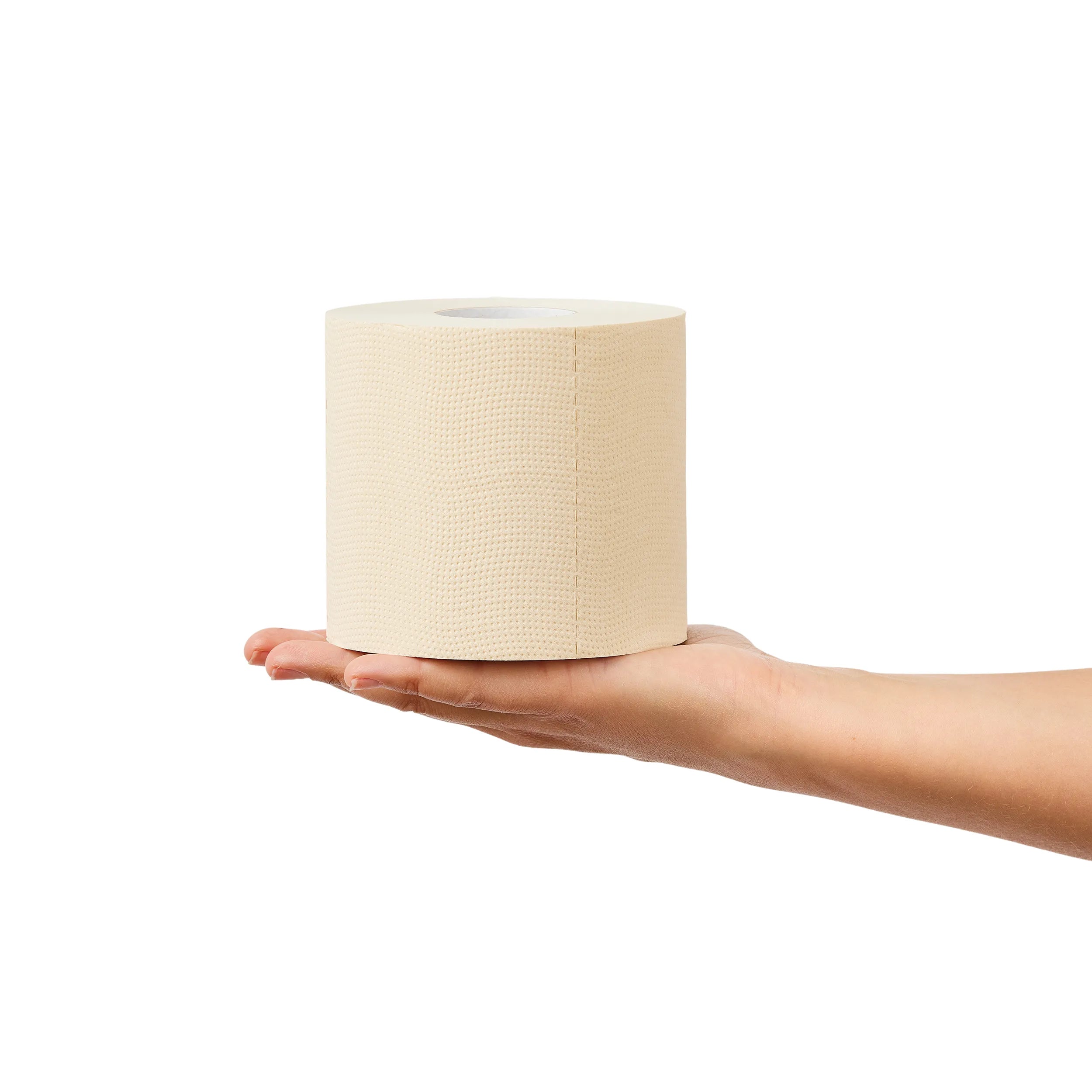 unwhitened bamboo toilet paper - 48 extra long rolls