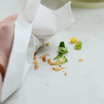wrapped bamboo kitchen towels - 6 rolls