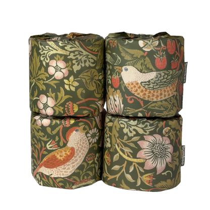 William Morris wrapped bamboo toilet paper