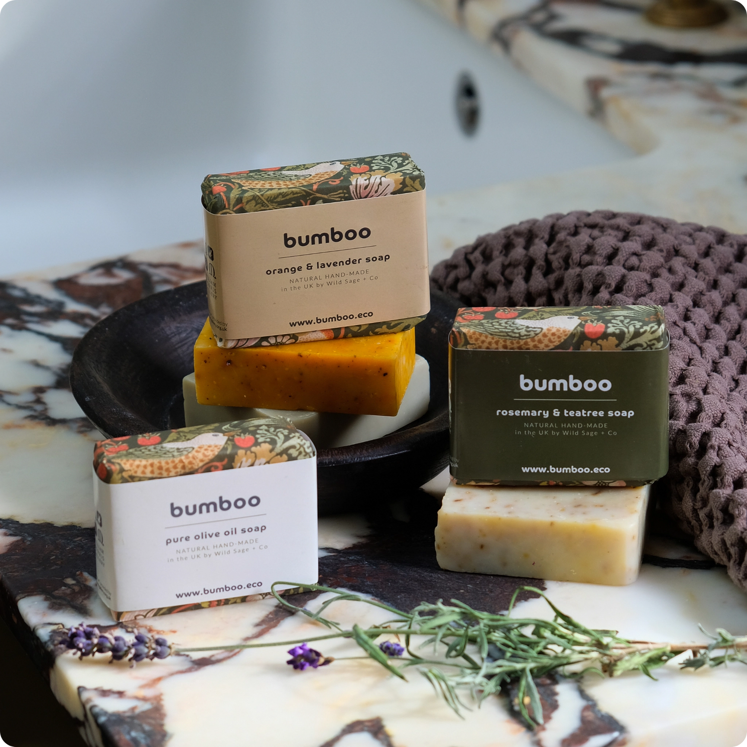 William Morris collection handmade soaps 3x100g