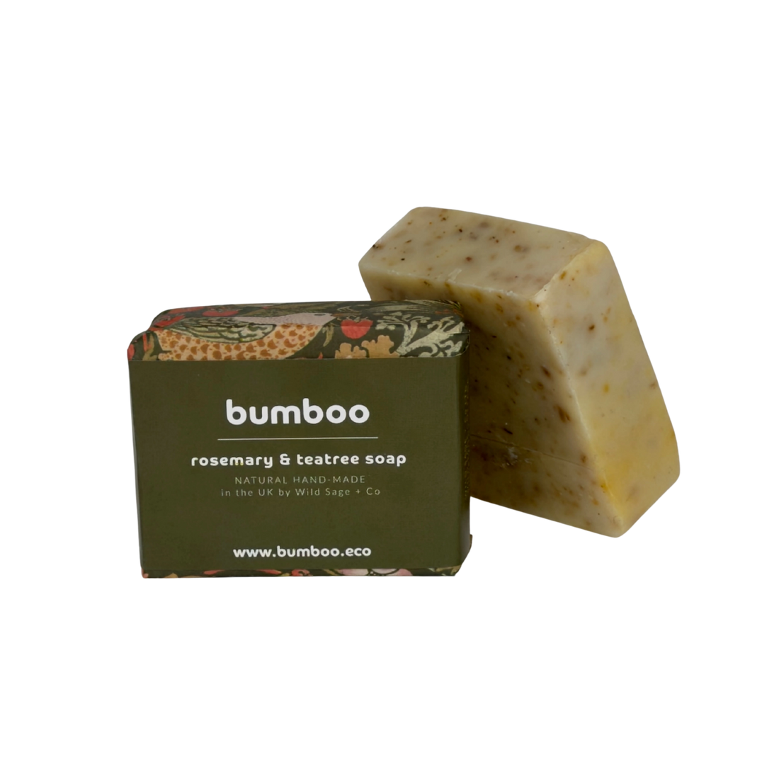 William Morris rosemary &amp; tee tree handmade soap 100g