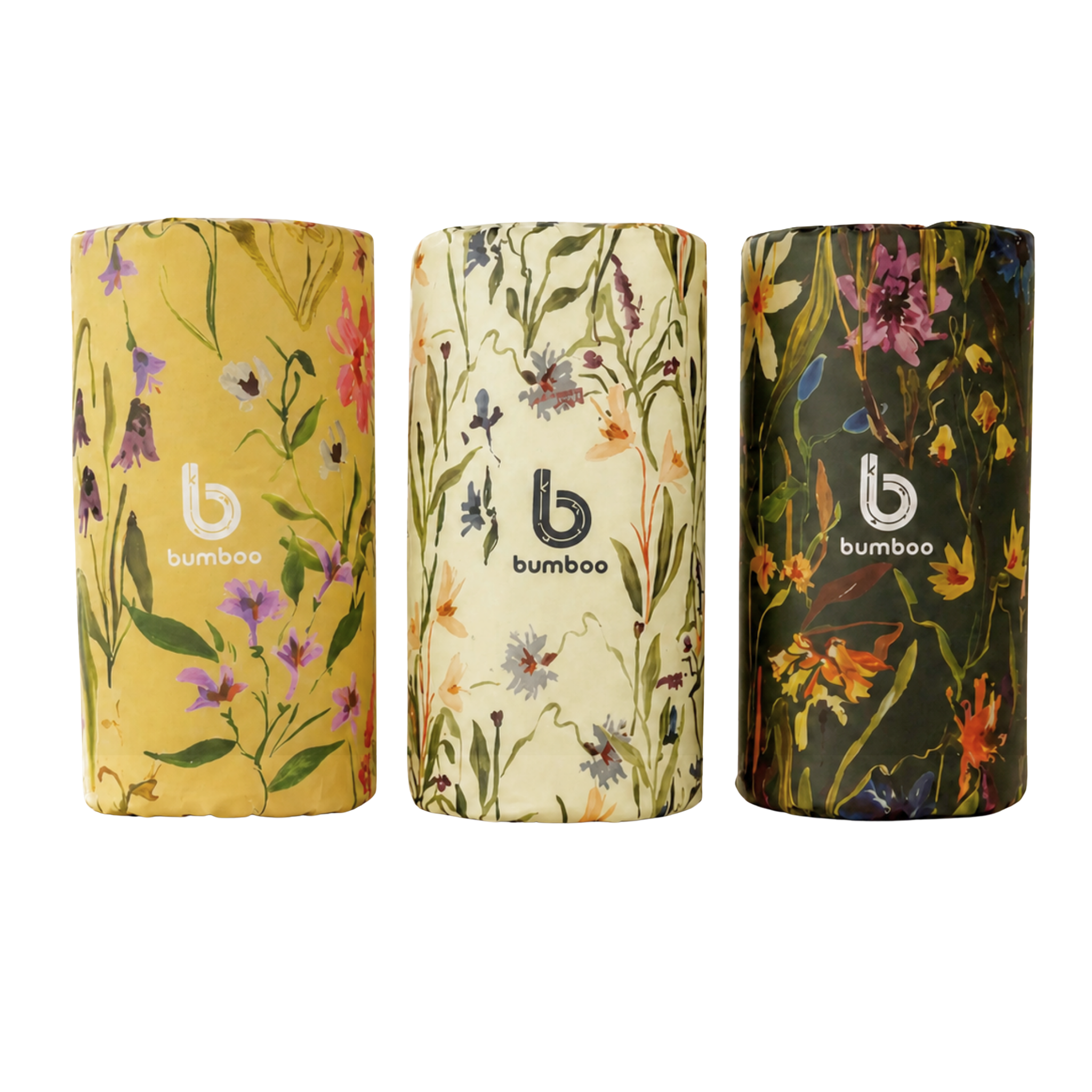 wildflower wrapped bamboo kitchen towels