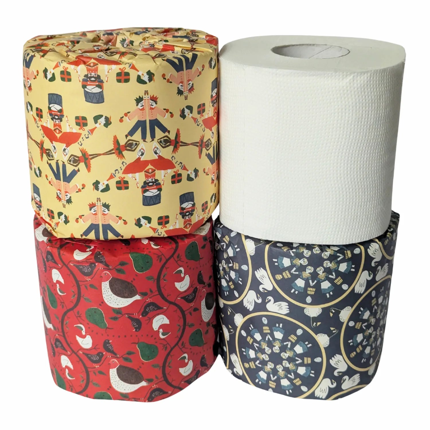 12 days of Christmas wrapped bamboo toilet paper