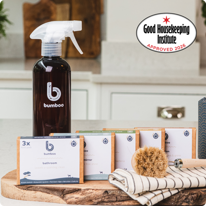 Eco friendly cleaning spray bundle with refills