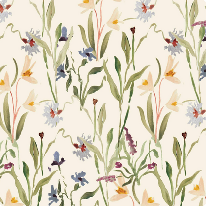 wildflower bamboo facial tissues