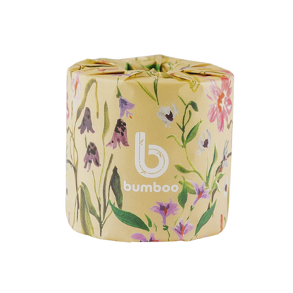 floral wrapped toilet roll