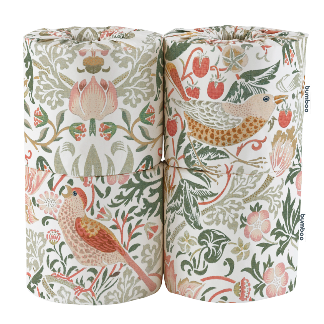 William Morris wrapped bamboo toilet paper