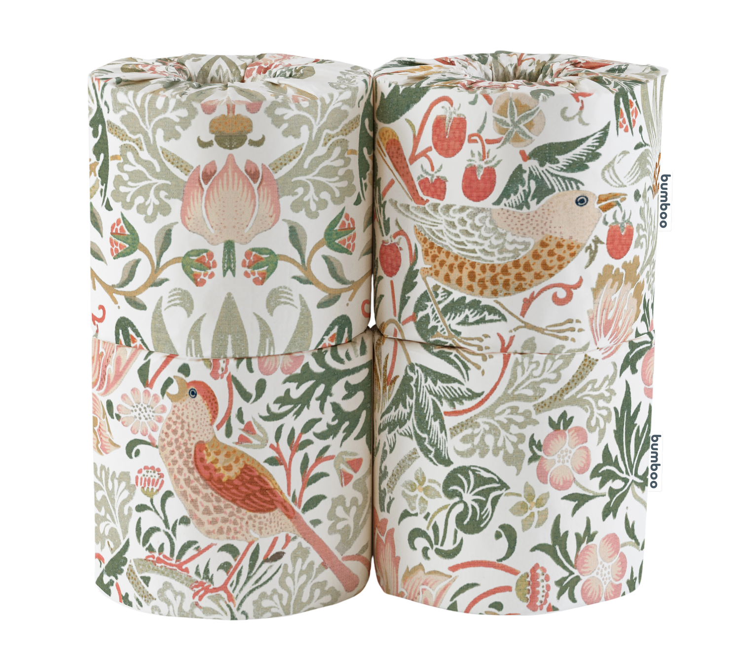 William Morris wrapped bamboo toilet paper
